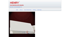 Desktop Screenshot of calciumsilicateboard.com
